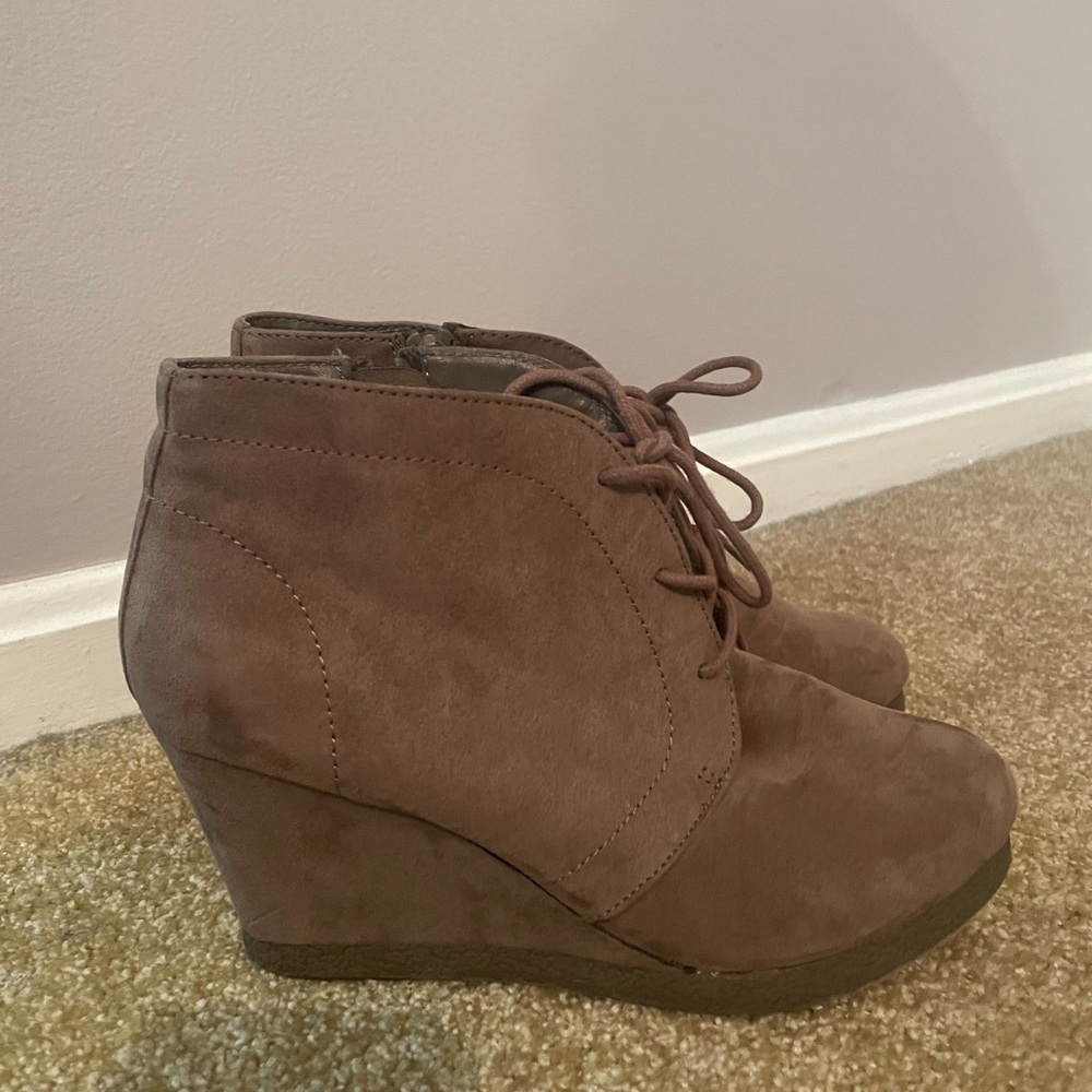 Suede Booties